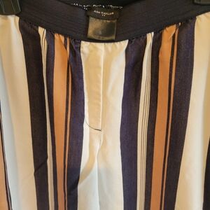Ann Taylor Multi-Stripe Trousers